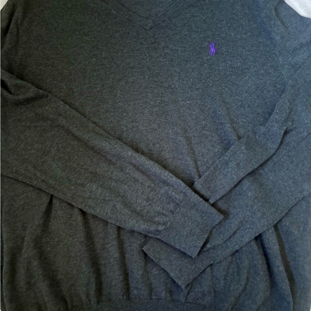 Polo Ralph Lauren V-Neck Sweater Pima Cotton  size Large men